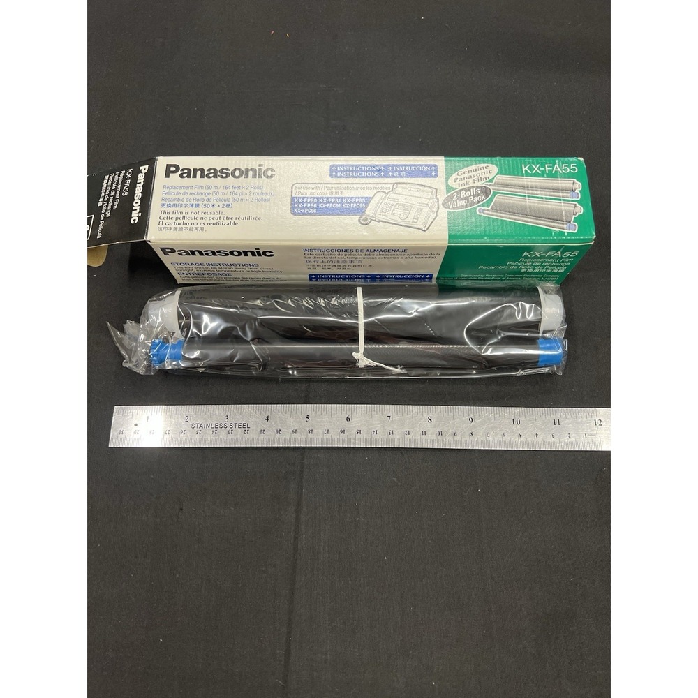 Genuine‎ Panasonic Ink Replacement Film KX-FA92 Open Box - ONLY 1 SEALED ROLL